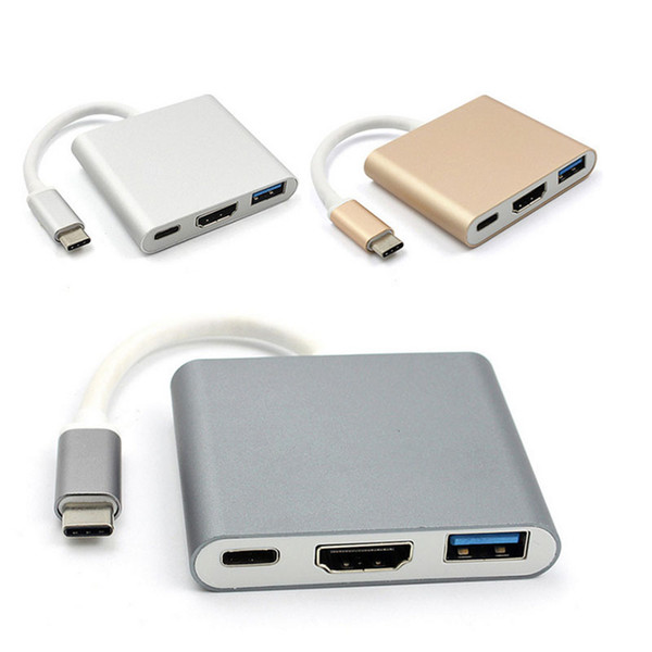 USB 3.1 Type-C to HDMI USB3.0 Type C Audio Video Adapter For Apple Macbook HDMI 4K 1080P USB 3.1 USB-C Convertor O5