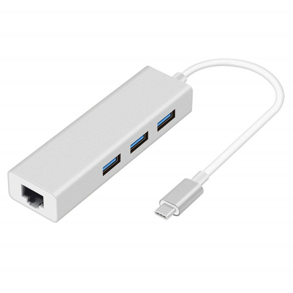 USB-C to Gigabit Ethernet USB A 3.0 Adapter Type-C Thunderbolt 3 MacBook/MacBook Pro, Dell XPS 13, HP Spectre x2 and More