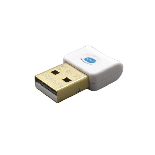 The white square bluetooth Adapter, bluetooth 4.0 wireless receiver bluetooth 4.0 Adapter Hot sale