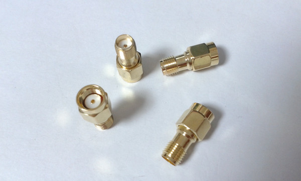 50 pcs Gold plated SMA female jack to RP-SMA male jack center RF coaxial adapter