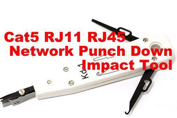 Network RJ11 RJ45 Cat5 Wire Cable Connection Professional Impact Punch Down KD-1 Tool