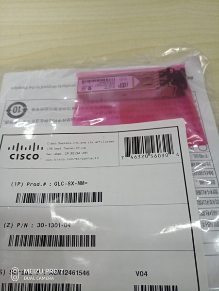 new cisco GLC-SX-MM SFP,1.25Gb/s,GE,1000Base-SX,MMF,850nm,550M