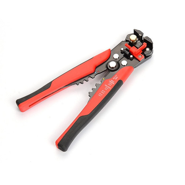 Wire Stripper, Self-adjusting Cable Cutter Crimper,Automatic Wire Stripping Tool/Cutting Pliers Tool for Industry(red)