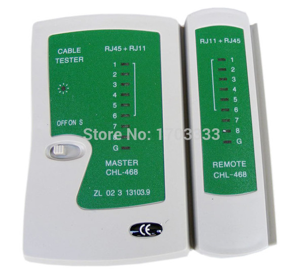 100pcs Tester RJ45 RJ11 Cat-5 Cat-6 Cable Network LAN Cable Tester,DHL Fedex Free Shipping