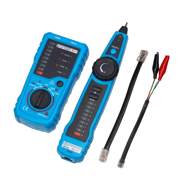 High Quality RJ11 RJ45 Cat5 Cat6 Telephone Wire Tracker Tracer Toner Ethernet LAN Network Cable Tester Detector Line Finder