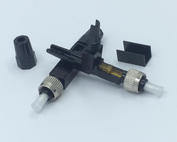 Wholesale New Fiber Accessories FC / PC Optical Fiber Covered Wire Quick Connector carrier-grade embedded type FTTH100pcs/lots