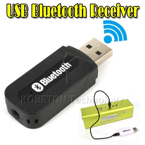 USB Bluetooth Music Audio Receiver Adapter 3.5mm Stereo Audio to Speaker Sound Box for PC Laptop LG Samsung S3 S4 S5