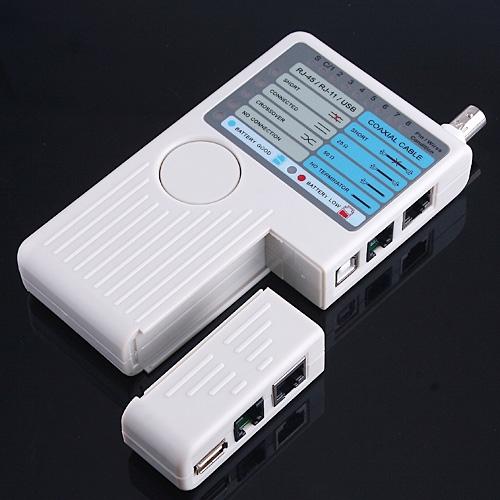 Network Cable Tester Remote RJ11 RJ45 LAN Cables BNC Networking Tool