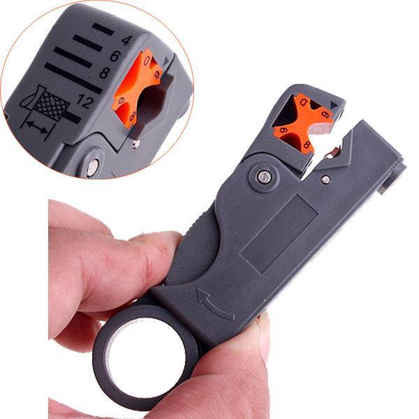 Rotary Coaxial Cable Wire Stripping Stripper Cutter Stripper for RG59/6/58 Network Tool Computer Networking Drop Shipping