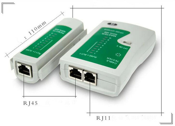 100pcs Network Cable Tester RJ11 RJ12 RJ45 BNC Test Tool UTP STP Phone LAN Ethernet Wire Networking Test Measure and Inspect Testers 0001