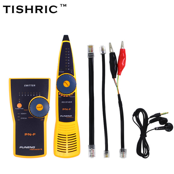 Freeshipping Cat5 Cat6 RJ45 UTP STP Line Finder Telephone Wire Tracker Diagnose Tone Tool Kit LAN Network Cable Tester