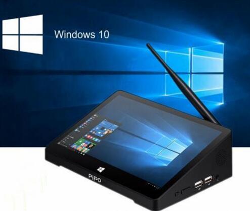 DHL free shipping OEM PC Windows 10 PRO&HOEM & Andriod 5.1 KEYS PC Intel Z8350 Quad Core 4G 64G 10.8 inch IPS Tablet PC Smart Media Player