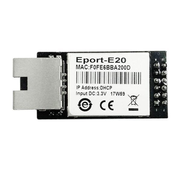 CE ANDDEAR Eport-E20 freertos servidor de red puerto serie TTL a Ethernet módulo integrado DHCP 3.3 V TCP IP Telnet