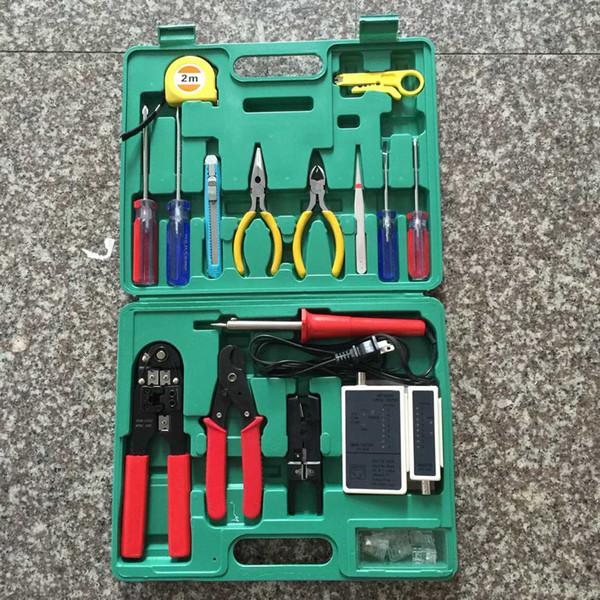 Hot selling RJ45 RJ11 Crimper Ethernet Network Hand Tool Kit Cable Tester Lan Crimp Cabling//Punch/Insertion/Stripping Tool