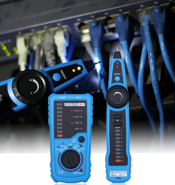 RJ11 RJ45 Cat5 Cat6 Telephone Wire Tracker Tracer Toner Ethernet LAN Network Cable Tester Detector Line Finder DHL free