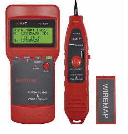 LCD Display Network LAN Cable Tester Wire Tracker Tracer Length Scanner NF-8208 order<$18no track