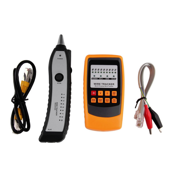 Freeshipping Cable Tester Tracker Phone Line Network Finder RJ11 RJ45 Wire Tracer Wholesale