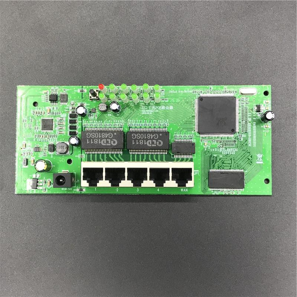 OEM 5 port POE router module manufacturer 5 full Gigabit 10/100/1000M POE 48V2A router modules OEM wired router module Motherboard