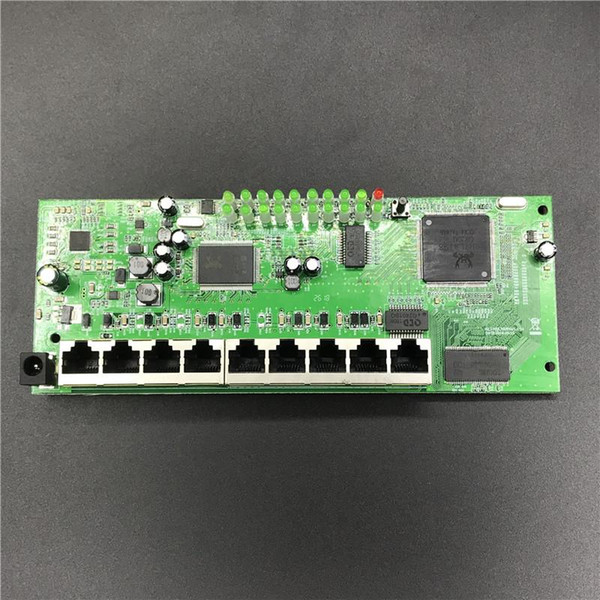 OEM 9 port POE router module manufacturer t sell full Gigabit 10/100/1000M POE 48V2A router modules OEM wired router module Motherboard