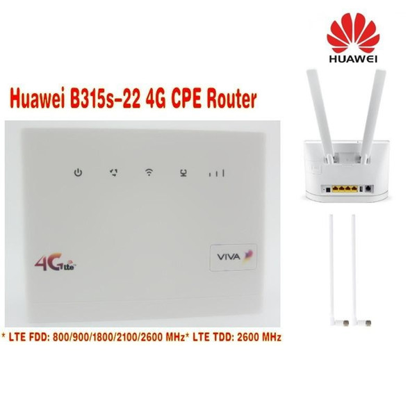 Huawei B315s-22 4G LTE WLAN Router 150Mbit plus 2pcs antenna