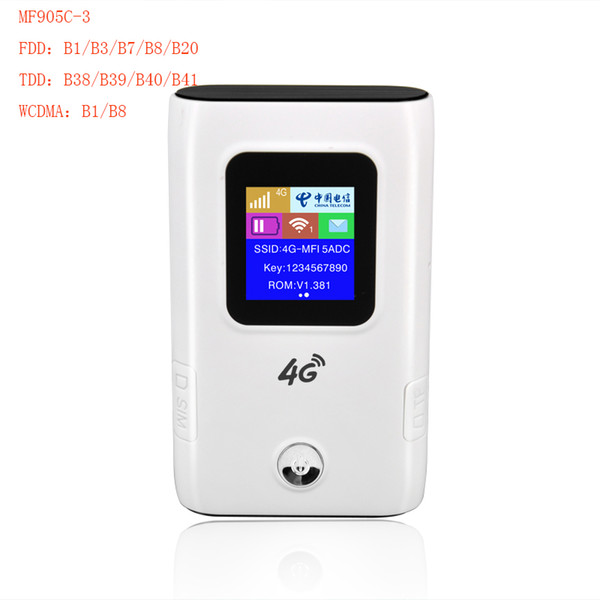 4G Wifi Router Portable Mini Modem Broadband Hotspots with 5200 MAh Power Bank