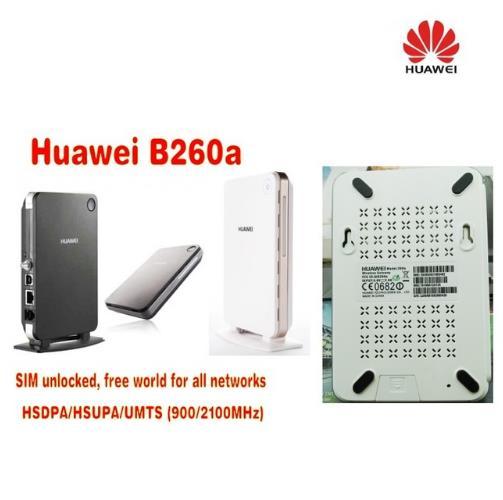 Original Unlocked Huawei B260a 3G WIFI WLAN PORTS 900/2100Mhz VoIP LAN/WLAN 3G UMTS HSDPA WiFi Router PK B970 B683 B683