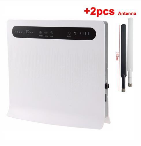 Unlocked Huawei B593 B593u-12 With Antenna 4G LTE 100Mbps CPE Router with Sim Card Slot 4G LTE Router with 4 Lan Port PK B310