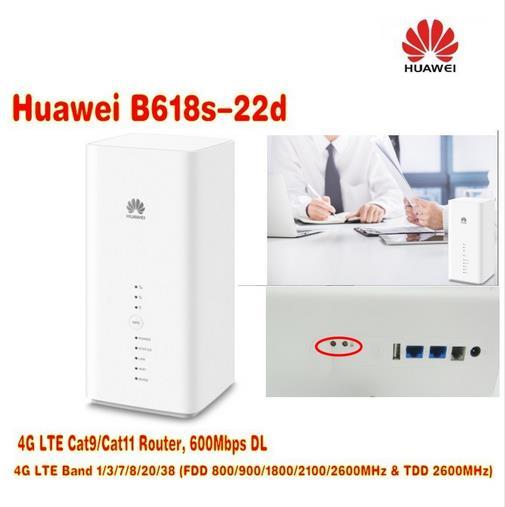 Huawei B618s-22d 4G LTE VoIP CPE Wireless Router plus 4G LTE MIMO 49dBi TS9 Connector