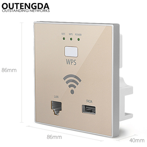 300Mbps in-wall wifi router Wireless Access Point Indoor Wall WiFi AP Client+AP WISP router with WSP IEEE 802.11n/g/b 220V Power charger