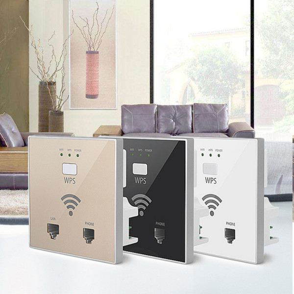 300Mbps in-wall wifi router Wireless Access Point 300Mbps Indoor Wall WiFi AP Client+AP IEEE 802.11n/g/b 220V Power charger