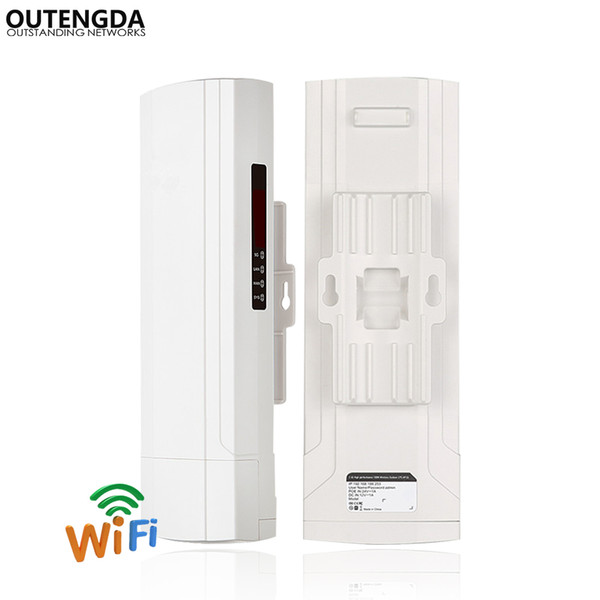 Wireless Outdoor CPE AP 3km Long Range 2.4Ghz 300Mbs 14dBi ANT Wireless Bridge Digital Display WiFi AP Router with POE Adapter