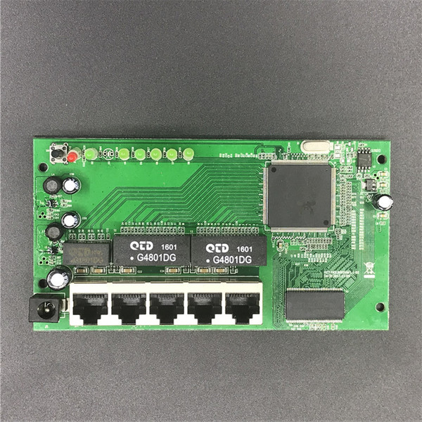 OEM 5 port Gigabit router module 10/100/1000M distribution box 5-port mini router modules OEM wired router module PCBA with RJ45