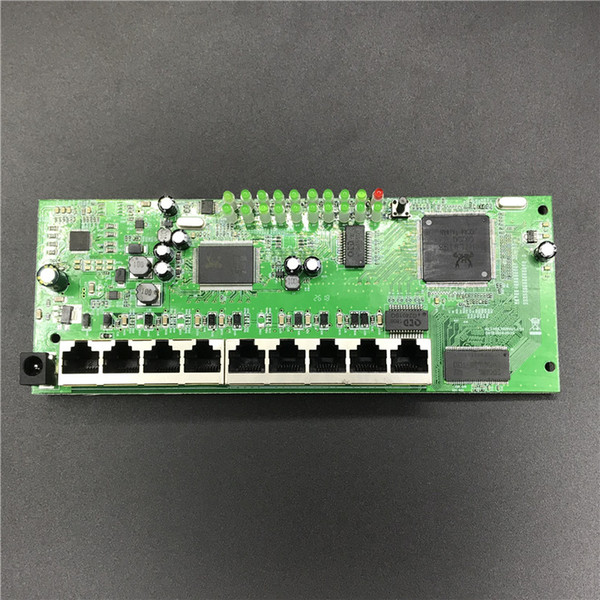 OEM 9 port POE router module manufacturer t sell full Gigabit 10/100/1000M POE 48V2A router modules OEM wired router module Motherboard