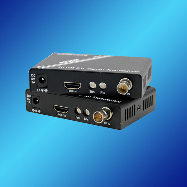 HDMI to RF Media Converter & over Coaxial Transceiver 300mtrs; HDMI Media Converter & Transceiver, High Quality, Freeshipping