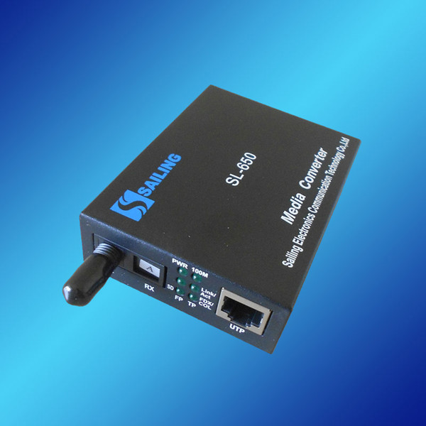 10/100M Ethernet over Fiber Transceiver, 10/100M to 100M Ethernet Media Converter, Dual Wavelength 1310/1550nm, 60km, SM, SX