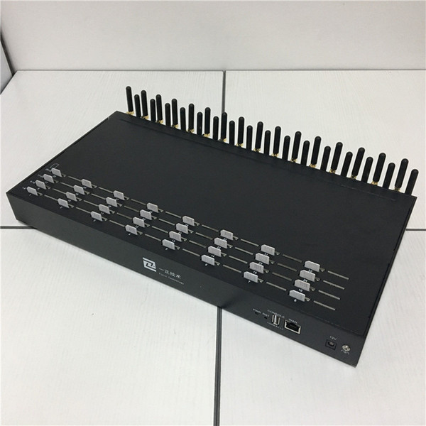 bulk sms modem 32 ports 32 sim cards 2g multi-functional IP network gsm sms sending device