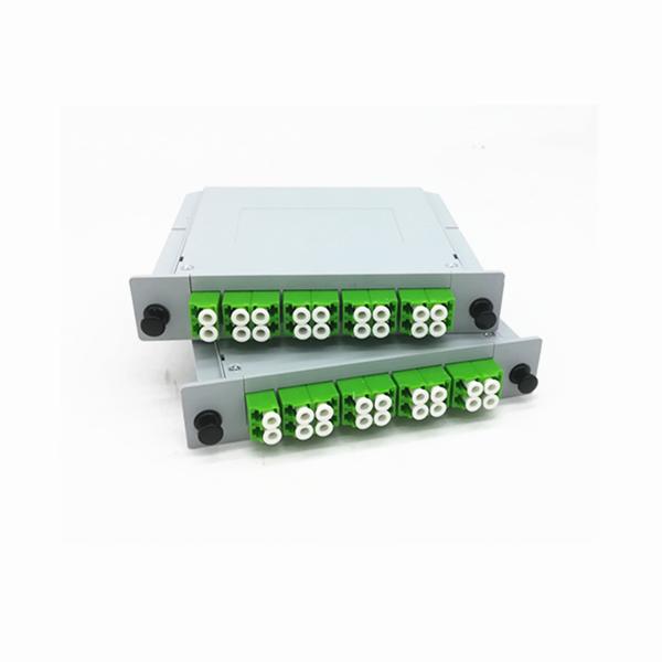 2X16 SM PLC Splitter with LC/APC connector in Plug plastic box for FTTX system One Piece