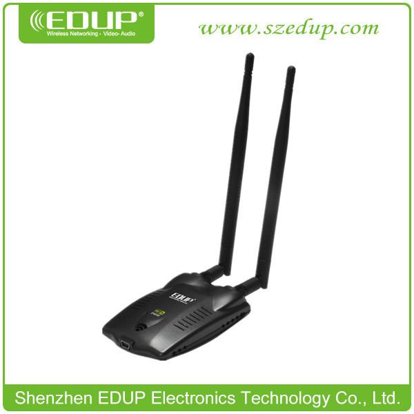 EDUP EP-MS1532 Wireless 300 Mbps USB Network Card Adapter Double 6dbi Antenna