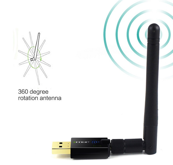 EDUP EP-MS1559 Wifi Adapter 300Mbps Wi-fi Dongle 2.4GHz Realtek8192CU Wireless USB Adapters with High Gain 2dbi Antenna