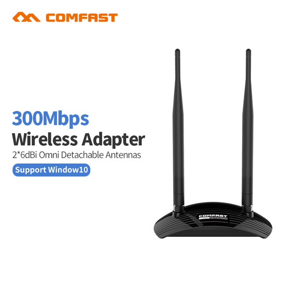 Ralink rt3072 Comfast Wifi antenna 300mbps USB Wireless wifi Adapter 2*6dBi Antenna Wi-fi Networking card Comfast Wifi Dongle