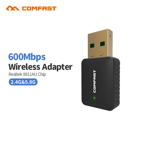 Comfast CF-915AC 600M AC USB 5Ghz Wireless AC600 Dual Band 802.11ac antena wifi 2dBI Adapter Comfast Wi-fi Network LAN Card