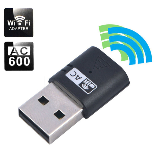 Newest 600M AC USB 5Ghz Wireless AC600M Dual Band 802.11ac Wifi Adapter Wi-fi Network Card Adaptador Wi-Fi Finders Receiver DHL Free