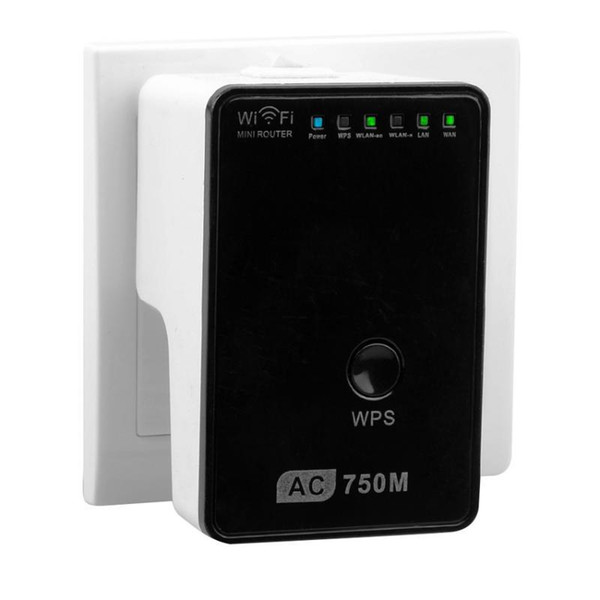 Dual Band AC750 Wireless Network Adpater 750Mbps Lan Routers 802.11ac Wifi Repeater Network 750M Router Range US/EU/AU Plug