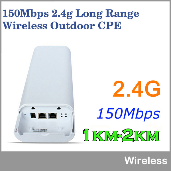 2KM Wifi Range150Mbps 2.4Ghz High Power Outdoor CPE Wireless WIFI Router WIFI Repeater Access Point Waterproof Wifi Bridge