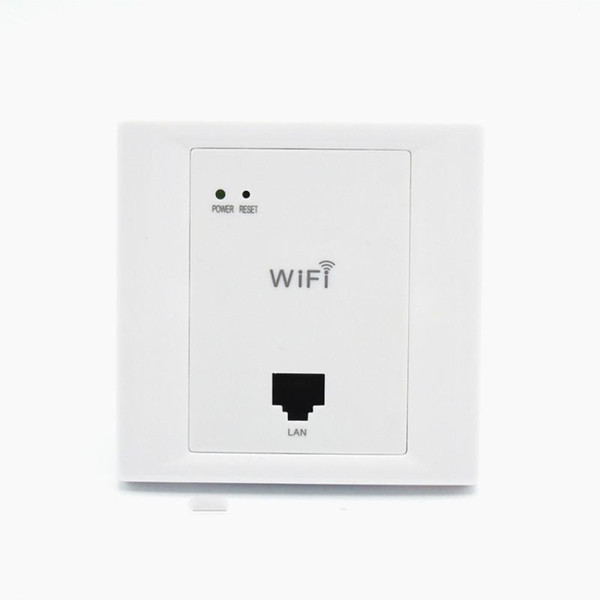 White Wireless WiFi in Wall AP High Quality Hotel Rooms Wi-Fi Cover Mini Wall-mount AP Router Access Point