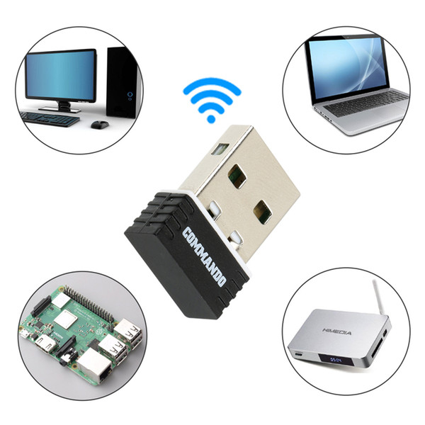 Nano Wi-Fi USB Adapter 802.11N 150Mbps Wireless Wi-Fi Dongle Compatible with Windows XP/Vista/7/8/8.1/10 Linux/Mac OS