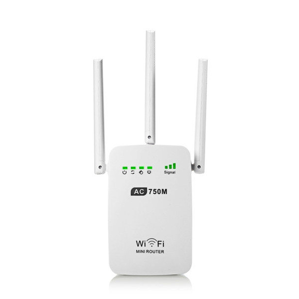 Wholesale PIXLINK AC04 WiFi Range Extender 750Mbps Dual-Band Wireless Access Point AP Router Repeater 2.4G/5G 3 Antenna DHL free shipping