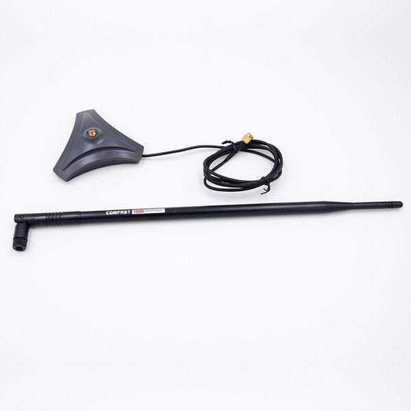 Freeshipping High gain wifi antenna 10dBi SMA Copper Connector Indoor directional Antenna