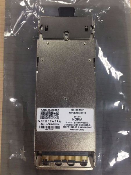 Original CFP2-100GBASE-SR10 for NOKIA 10X10G MMF Transceiver Module 100-Gigabit Ethernet 100GBASE-R Optical Network Interface for Juniper