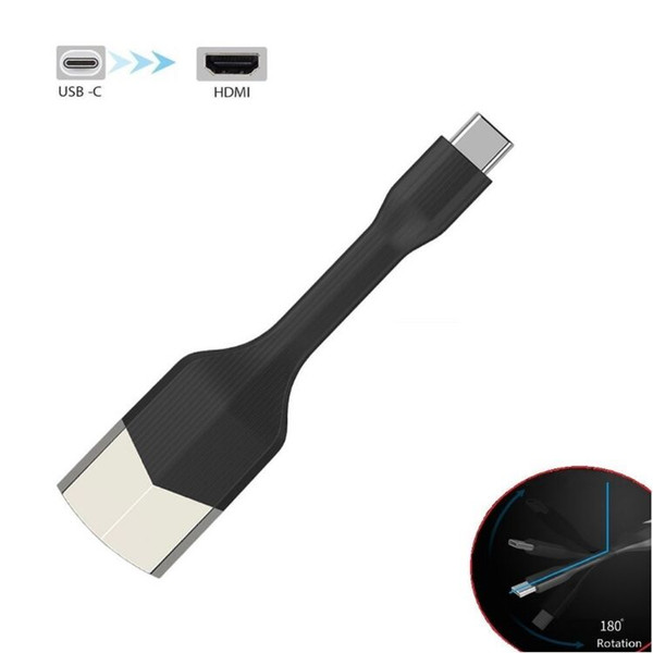 USB-C to HDMI Adapter,type C to HDMI 4K@30Hz Adapter Thunderbolt 3 Compatible, Male to Female for Samsung S8/S8/Note8